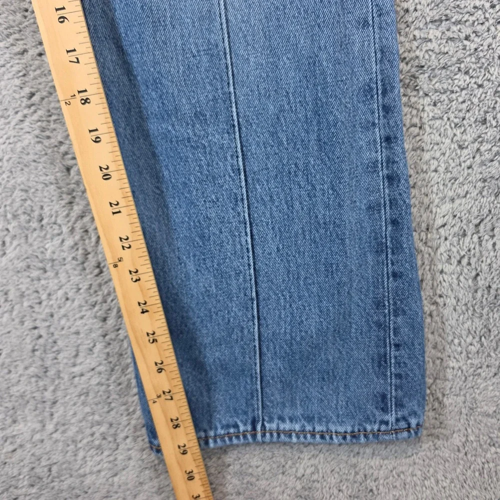 Levis 517 Bootcut Premium Jeans Men 33x30 Blue Front Crease Big E Cowboy Western